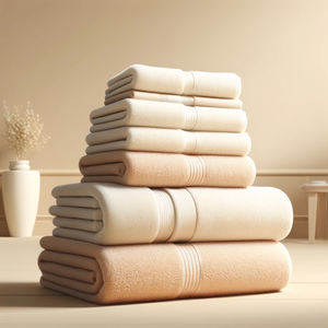 Set of bath towels